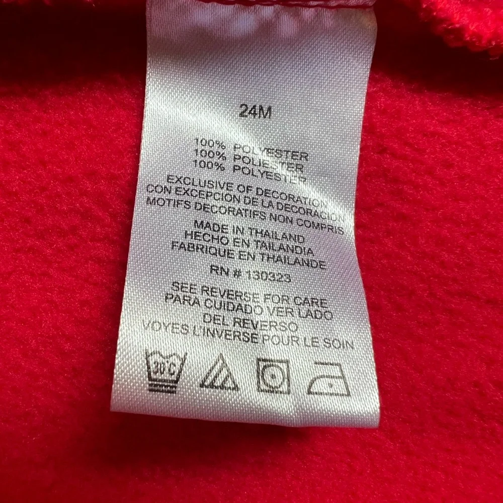 Toddler Girl Fleece Coat, Size 24 months